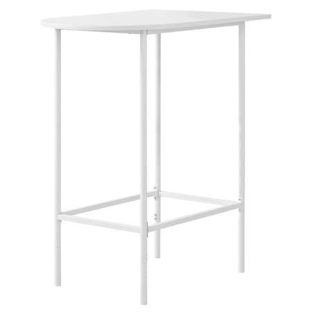 Monarch Specialties Home Bar, Bar Table, Bar Height, Pub, 36" Rectangular, Small, Kitchen, Metal, Laminate, White I 2376